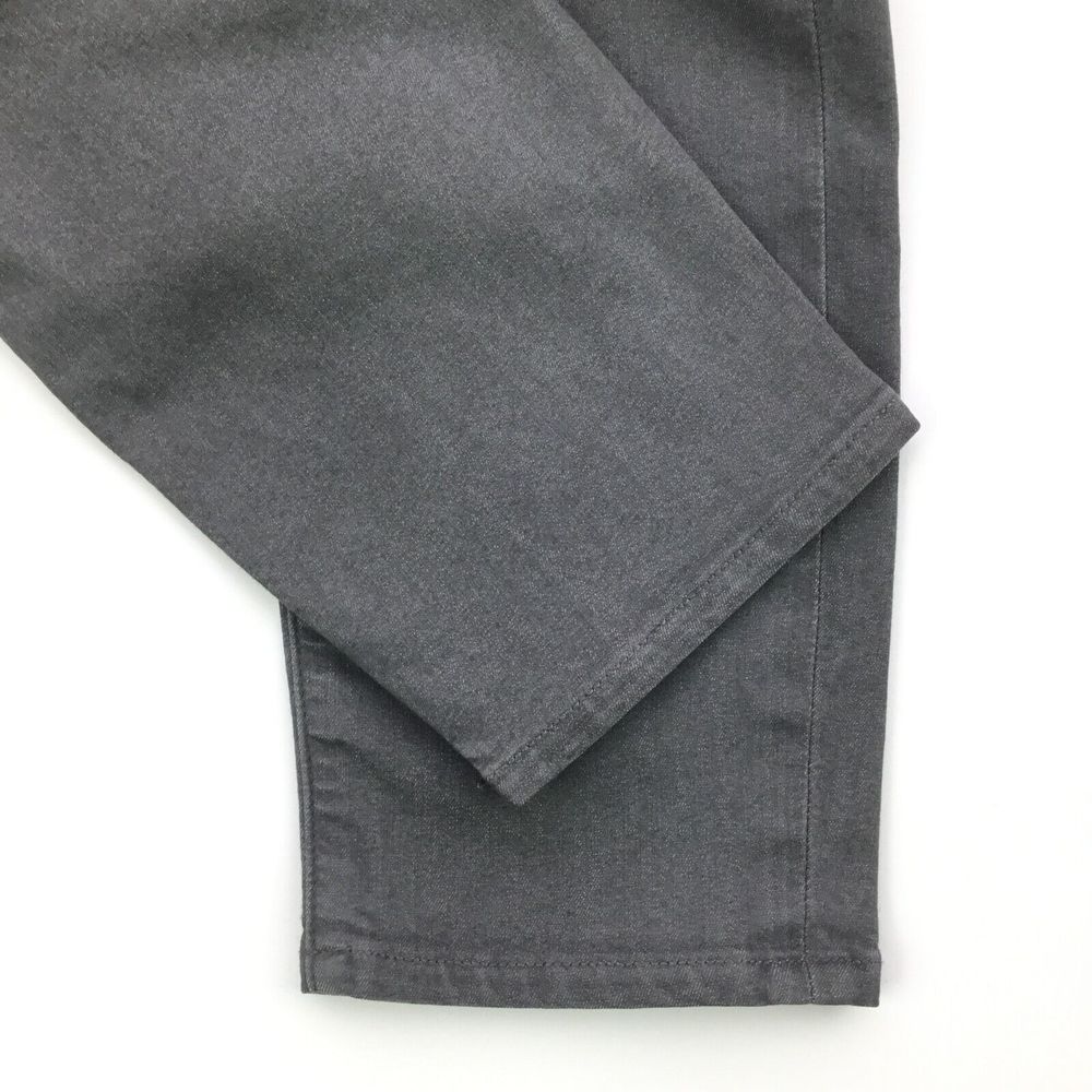 Helmut Lang Womens Pull-On Cropped Slim Jeans sz 31 Stretch Charcoal Grey USA - Picture 9 of 9